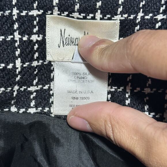 Vintage Neiman Marcus Womens 100% Silk Sport Coat Plus Size 16 Old Money Luxury - Picture 5 of 12